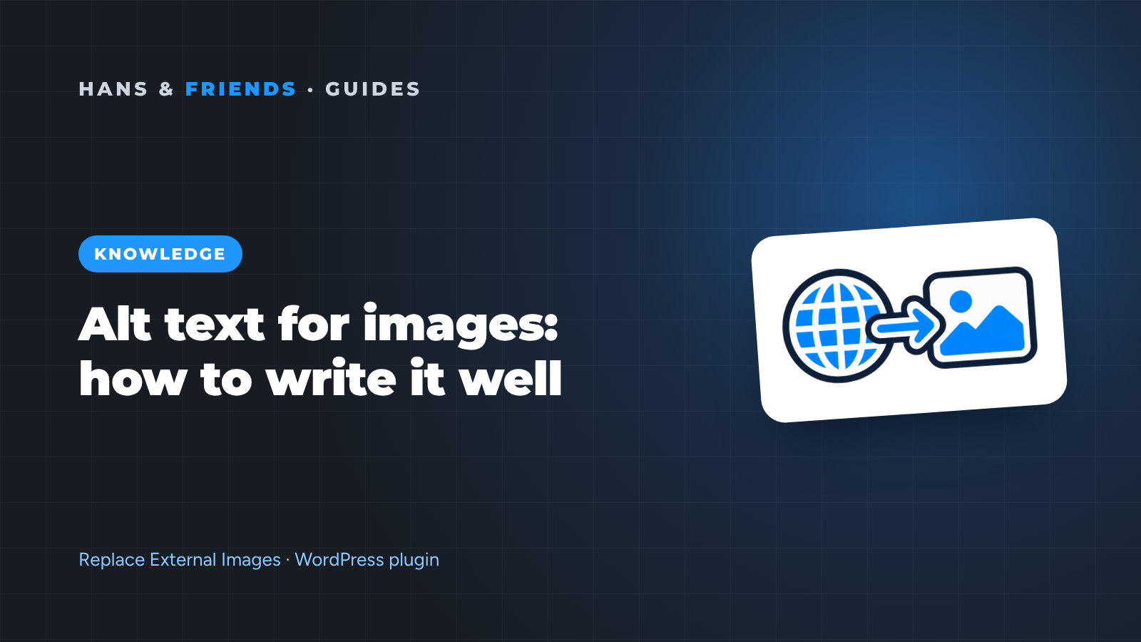 Alt text for images: how to write it well